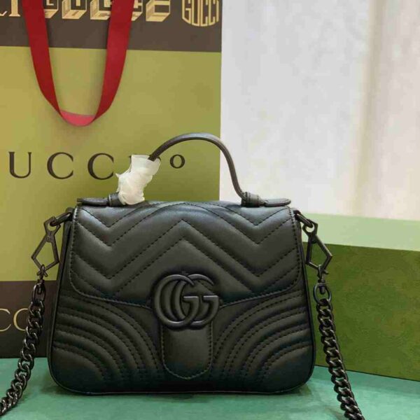 Gucci GG Marmont Mini Mop Handle Bag replica