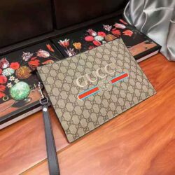 Gucci Vintage GG Supreme pouch replica