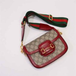 Gucci Horsebit 1955 GG Supreme Canvas Mini Bag replica