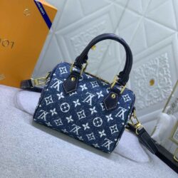 Louis Vuitton SPEEDY BANDOULIÈRE 20 Monogram Denim replica