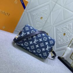 Louis Vuitton SPEEDY BANDOULIÈRE 20 Monogram Denim replica