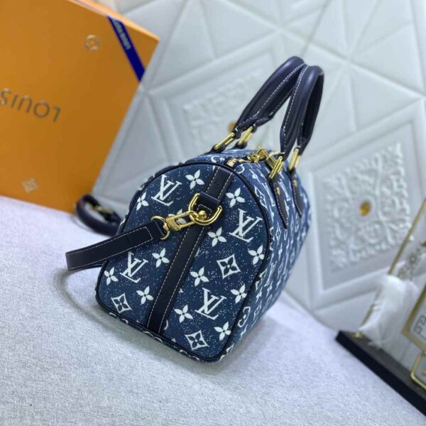 Louis Vuitton SPEEDY BANDOULIÈRE 25 Monogram Denim replica