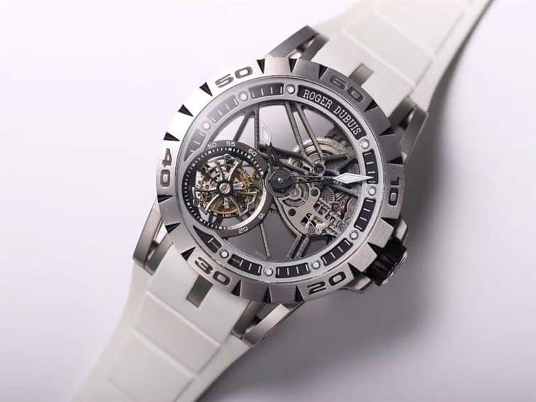 Roger Dubuis Excalibur Skeleton Flying Tourbillon replica