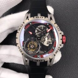 Roger Dubuis Excalibur Spider Skeleton Flying Tourbillon replica