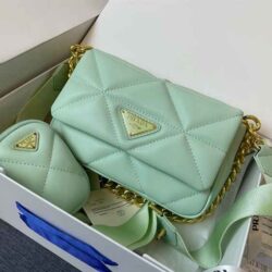 Prada System Nappa Leather Patchwork Bag replica