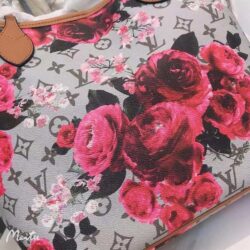 Louis Vuitton NEVERFULL MM TOTE BAG Garden Flowers