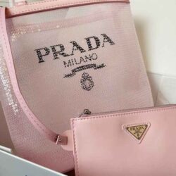 Prada Small Sequined Mesh Tote Bag replica