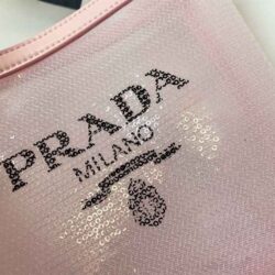 Prada Small Sequined Mesh Tote Bag replica