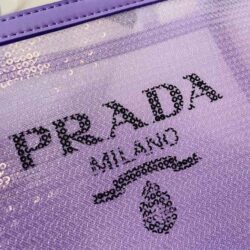 Prada Small Sequined Mesh Tote Bag replica