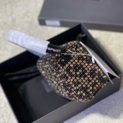 ALEXANDER WANG Heiress Pouch in Rhinestone Mesh replica