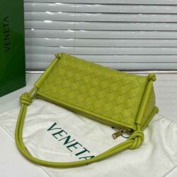 Bottega Veneta Small Intrecciato Strapped Pouch Bag replica