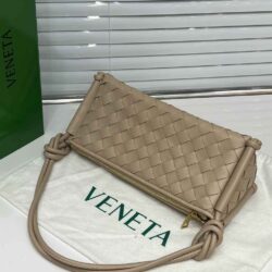 Bottega Veneta Small Intrecciato Strapped Pouch Bag replica