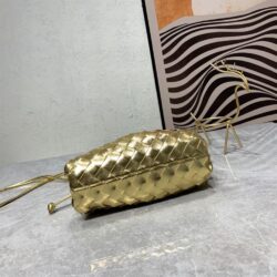 Bottega Veneta Intrecciato Shiny Mini Pouch replica