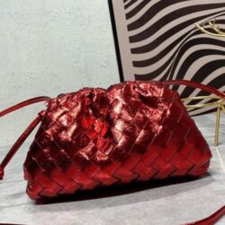 Bottega Veneta Intrecciato Shiny Mini Pouch replica