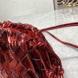 Bottega Veneta Intrecciato Shiny Mini Pouch replica