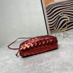 Bottega Veneta Intrecciato Shiny Mini Pouch replica