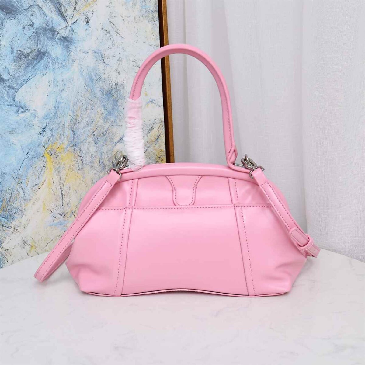 Balenciaga Editor Small Embossed Leather Bag replica