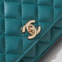 CHANEL CC Pearl Crush Wallet on Chain replica