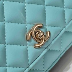 CHANEL CC Pearl Crush Wallet on Chain replica