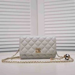 CHANEL CC Pearl Crush Wallet on Chain replica