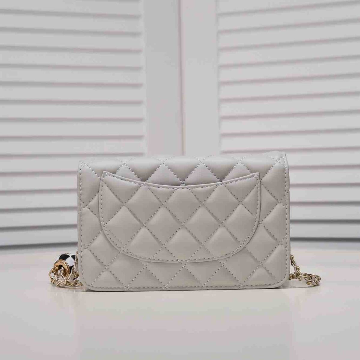 CHANEL CC Pearl Crush Wallet on Chain replica