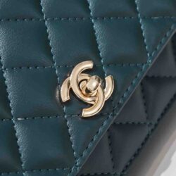 CHANEL CC Pearl Crush Wallet on Chain replica