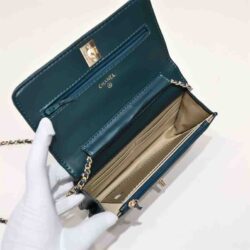 CHANEL CC Pearl Crush Wallet on Chain replica