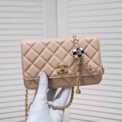 CHANEL CC Pearl Crush Wallet on Chain replica