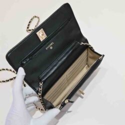 CHANEL CC Pearl Crush Wallet on Chain replica