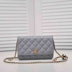 CHANEL CC Pearl Crush Wallet on Chain replica