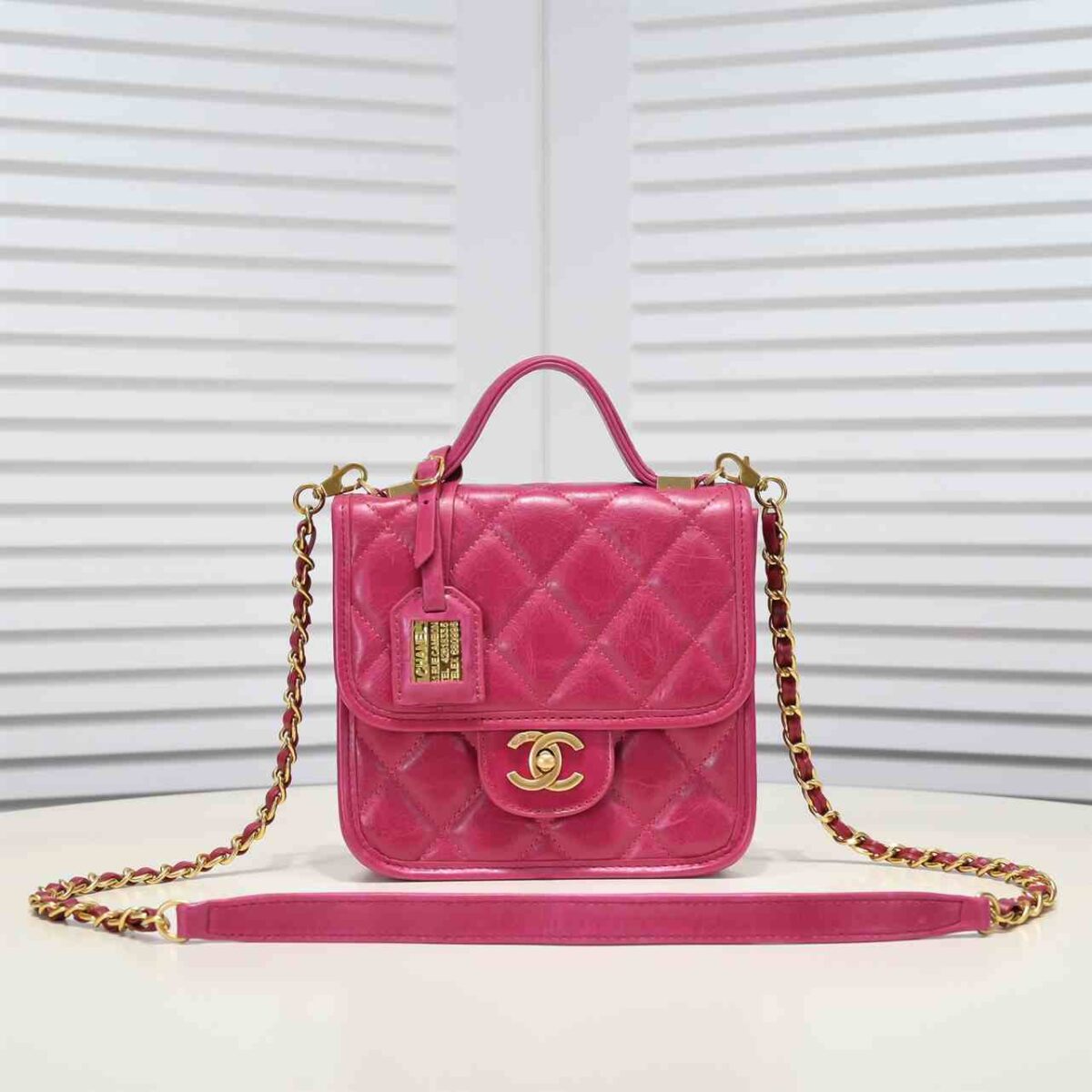 Chanel SMALL FLAP BAG WITH TOP HANDLE replica