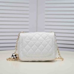 Chanel Black Quilted Lambskin Mini CC replica