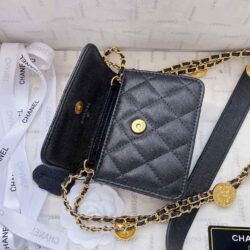 CHANEL Caviar Quilted Purse With Chain replica