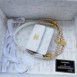 CHANEL Caviar Quilted Purse With Chain replica