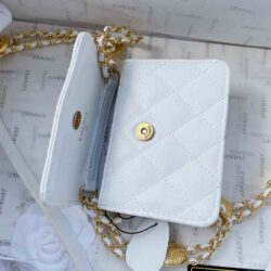 CHANEL Caviar Quilted Purse With Chain replica