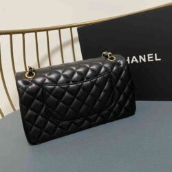 CHANEL Shiny Caviar Quilted Small Double Flap replica