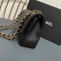 CHANEL Shiny Caviar Quilted Small Double Flap replica