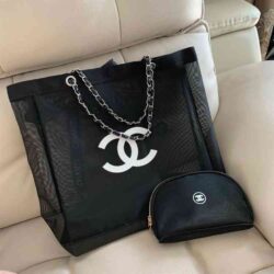 Chanel VIP Mesh Tote and Makeup Bag replica