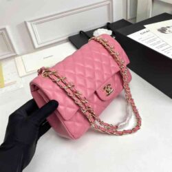 CHANEL Shiny Caviar Quilted Small Double Flap replica