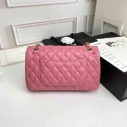 CHANEL Shiny Caviar Quilted Small Double Flap replica