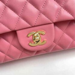 CHANEL Shiny Caviar Quilted Small Double Flap replica