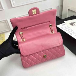 CHANEL Shiny Caviar Quilted Small Double Flap replica