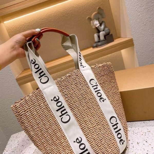 CHLOÉ LARGE WOODY BASKET TOTE BAG replica