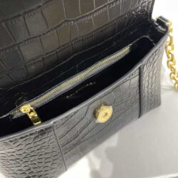 Balenciaga DOWNTOWN XS CROC-EMBOSSED SHOULDER BAG replica