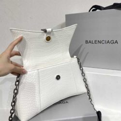 Balenciaga DOWNTOWN SMALL CROC-EMBOSSED SHOULDER replica