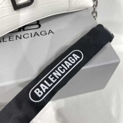 Balenciaga DOWNTOWN SMALL CROC-EMBOSSED SHOULDER replica