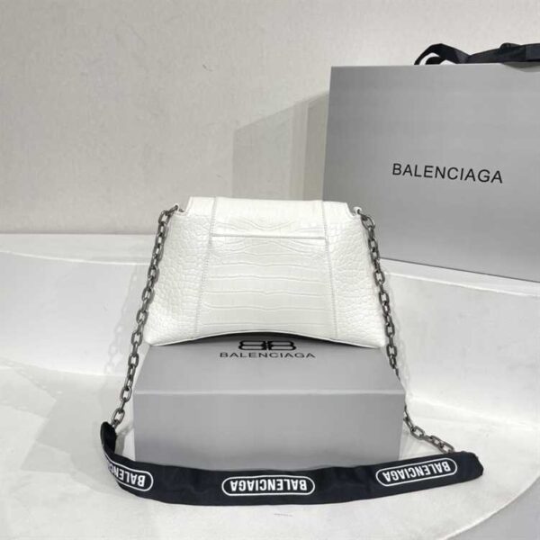 Balenciaga DOWNTOWN SMALL CROC-EMBOSSED SHOULDER replica