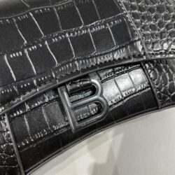 Balenciaga DOWNTOWN XS CROC-EMBOSSED SHOULDER BAG replica