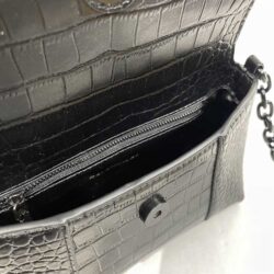 Balenciaga DOWNTOWN XS CROC-EMBOSSED SHOULDER BAG replica