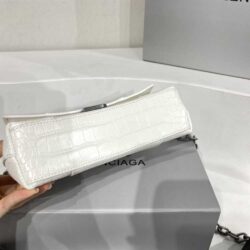 Balenciaga DOWNTOWN XS CROC-EMBOSSED SHOULDER BAG replica